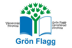 grön flagg