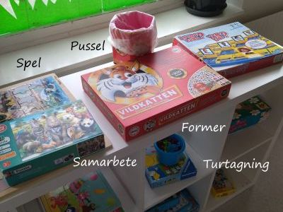 E Spel Pussel Turtagning Former Samarbete