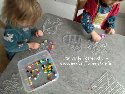 Lek och lärande - använda finmotorik