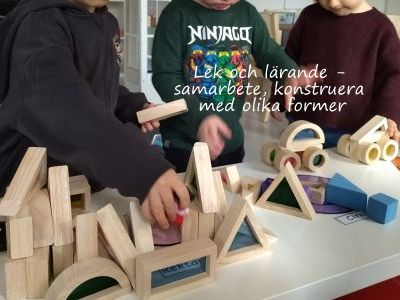 Lek och lärande - samarbeta, konstruera med olika former